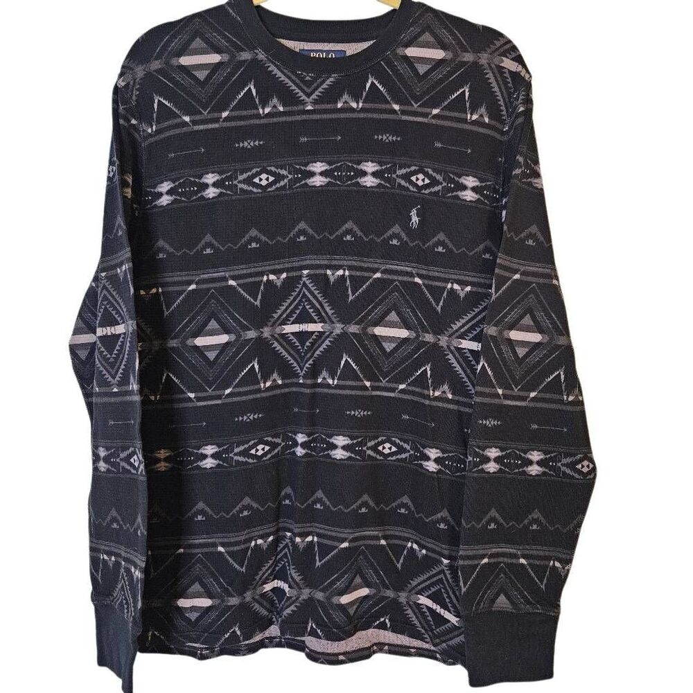 Polo Ralph Lauren thermal, southwestern , Aztec pattern. L.#877.